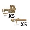 Militärwaffen MOC Bausteine Figuren Soldat US Sowjetischer Gewehr Mini-Kanone Raketenwerfer MG42 RPG Kugel Spielzeug Geschenk K022
