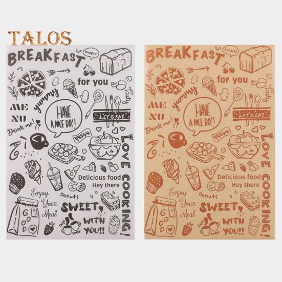 1 Roll Baking Cooking Paper Food Packaging Heat Resistant Eco-Friendly Fryer Safe Non-Stick Baking Paper Food Supply