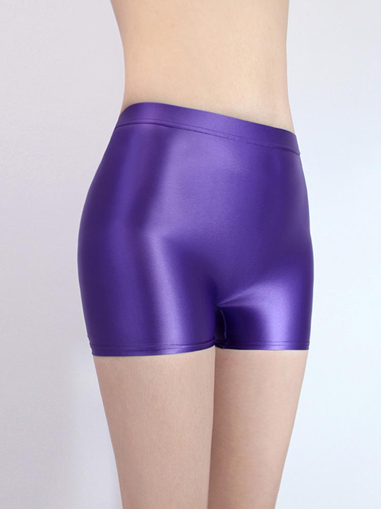 

Многоцветные шелковистые шорты для ритмической гимнастики, йоги и танцев Large