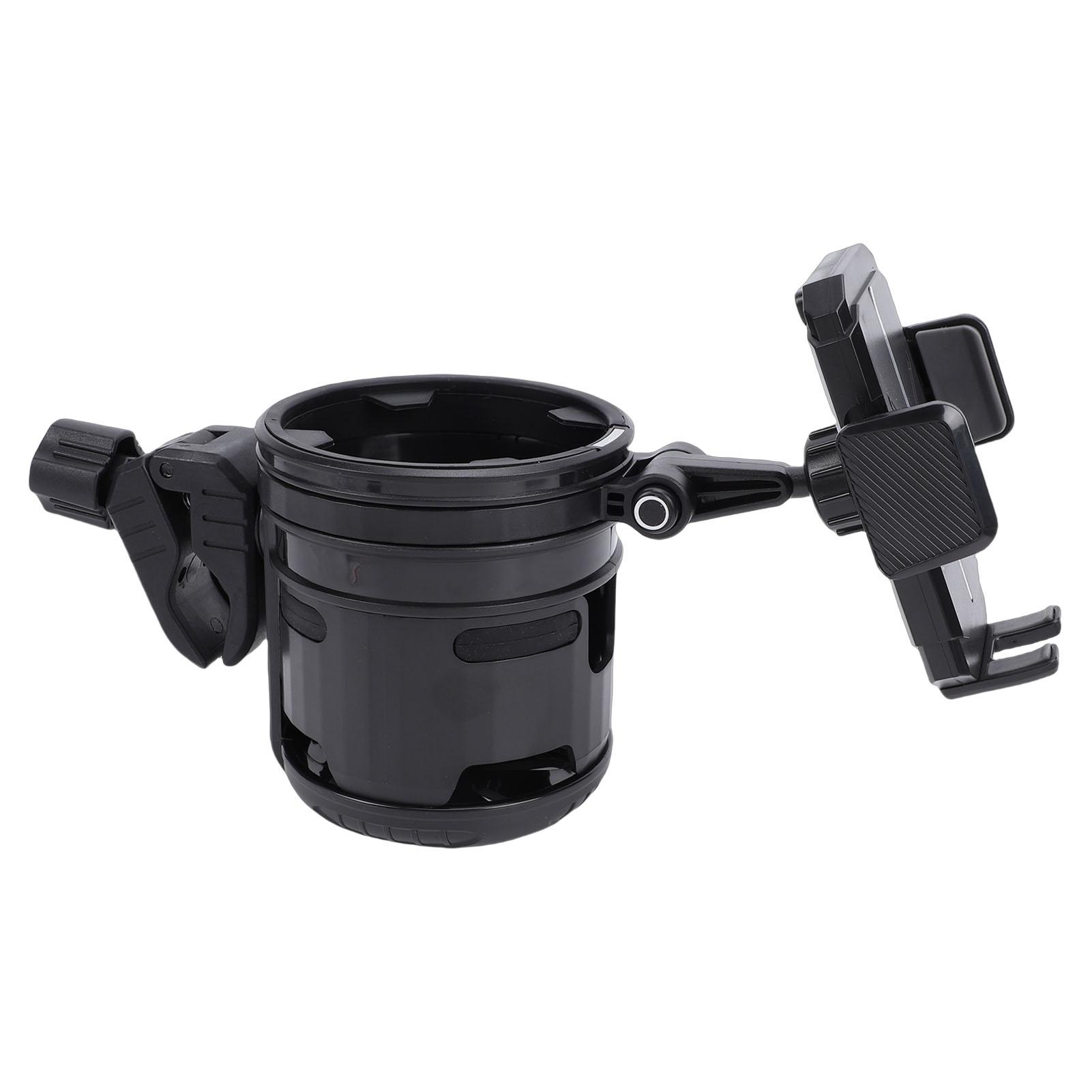 

Baby Stroller Cup Holder Multifunctional 360 Degree Rotatable for Bikes Shopping Carts