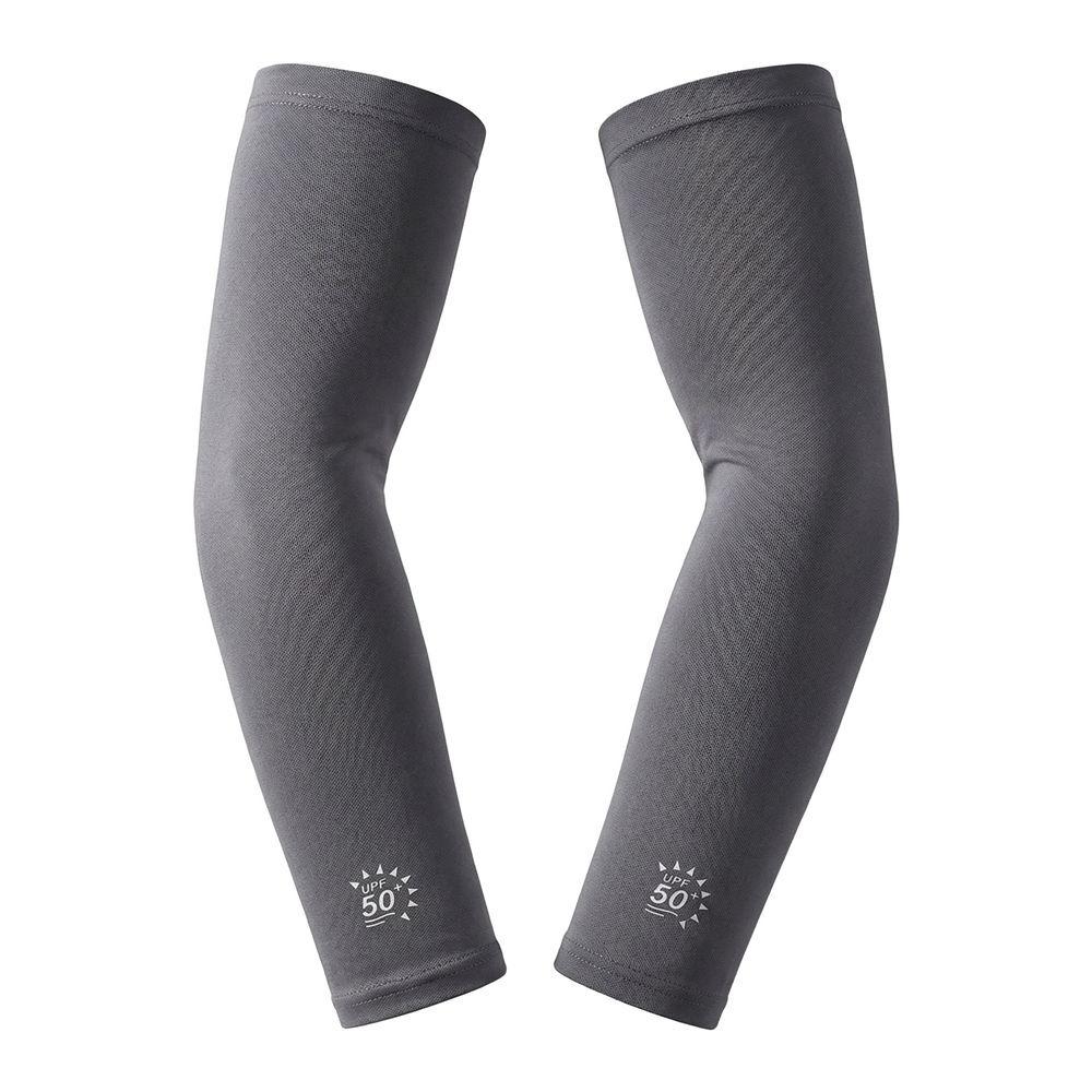 

Lightweight Songkran Festival Ice Silk Sleeves Cooling Effect Breathable Arm Covers Cycling глубокий/серый