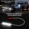 Flexible LED Flashlight Stick,Work Light With High- LED, 3 Brightness Modes, Rechargeable Flexible Light For Mechanics, Car Repairs