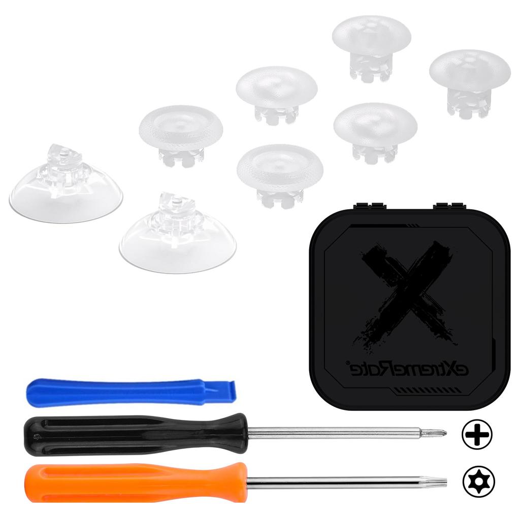 EXtremeRate EDGE Ersatz-Thumbstick für Xbox Core, auswechselbarer Analogstick-Joystick für Xbox One, Xbox Elite, Nintendo Switch Pro Controller