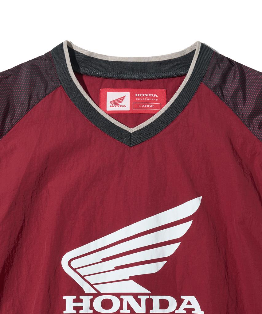PHYPS MOTORCYCLE Speed Track Nylon T-Shirt Red
