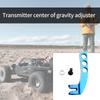 3 Hole Metal Transmitter Strap Balancer Adjuster for RC Remote Control Stability Enhancement Blue Vertical Design