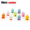 Cute Small Dinosaur Hug Heart Car Ornaments Night Glowing Luminous Dashboard Decor Car Home Ornament Decoration 10/1pcs