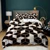 3D Ocean Waves Duvet Cover Set Queen/King for Boy Girl Teens Bedroom Hotel Microfiber Bedding Set Comforter Cover White To Blue