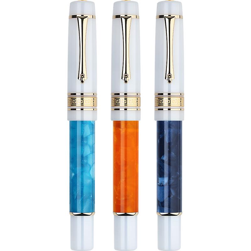 Pluma Fuente de Resina MAJOHN M400, Plumín Extra Fino, Unisex, Ideal para Regalos de Oficina o Estudiantes