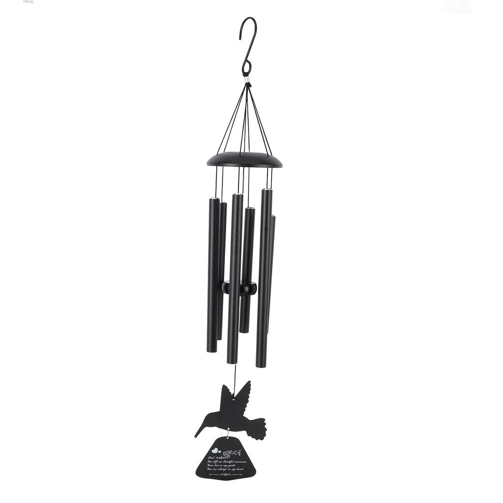 Wind Chimes with Hummingbird 36 Inch Deep Tone Memorial Wind Chimes For Patio Garden Yard Decoration Ornaments