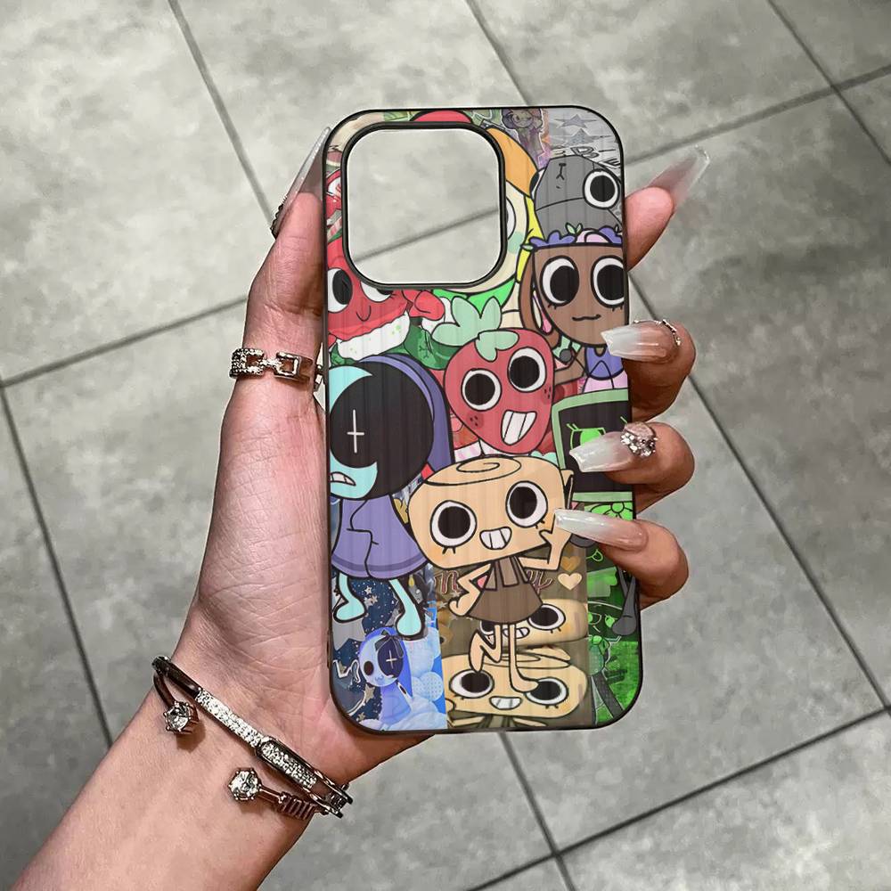 

Game D-Dandys World For IPhone 17 16 15 Plus Pro Max 12 14 Plus 11 13 Wave Corrugated Stripe Funda Phone Cover iPhone 16pro max
