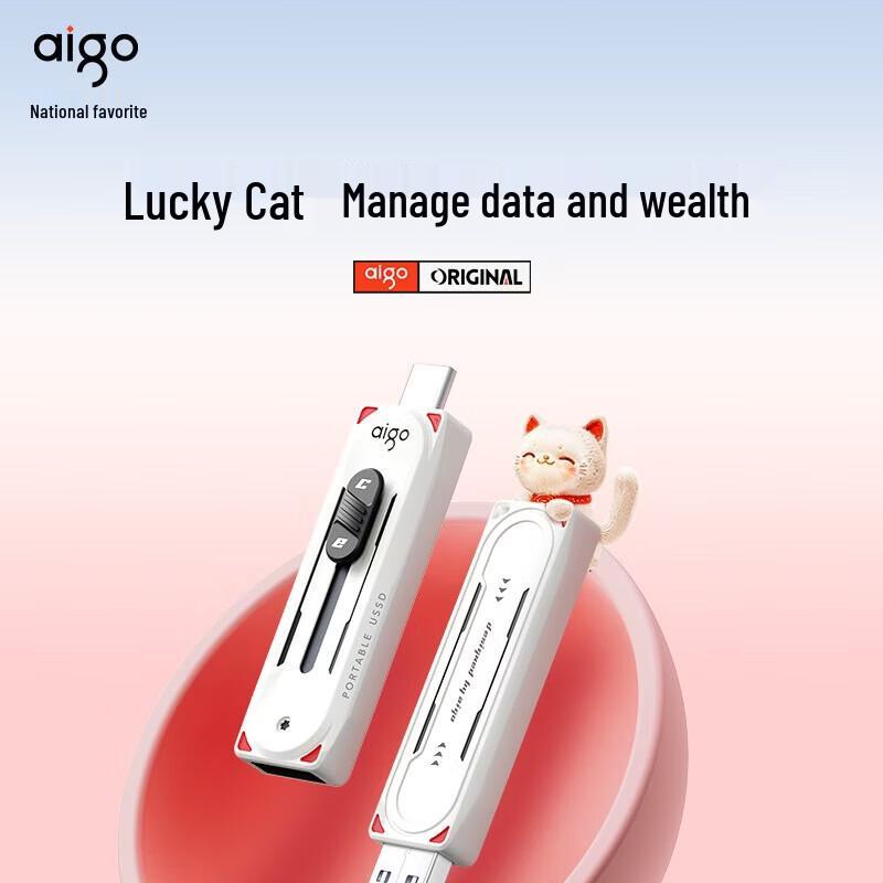 

Aigo M0 512GB USB 3.2 Type-C Dual-Interface SSD U Disk