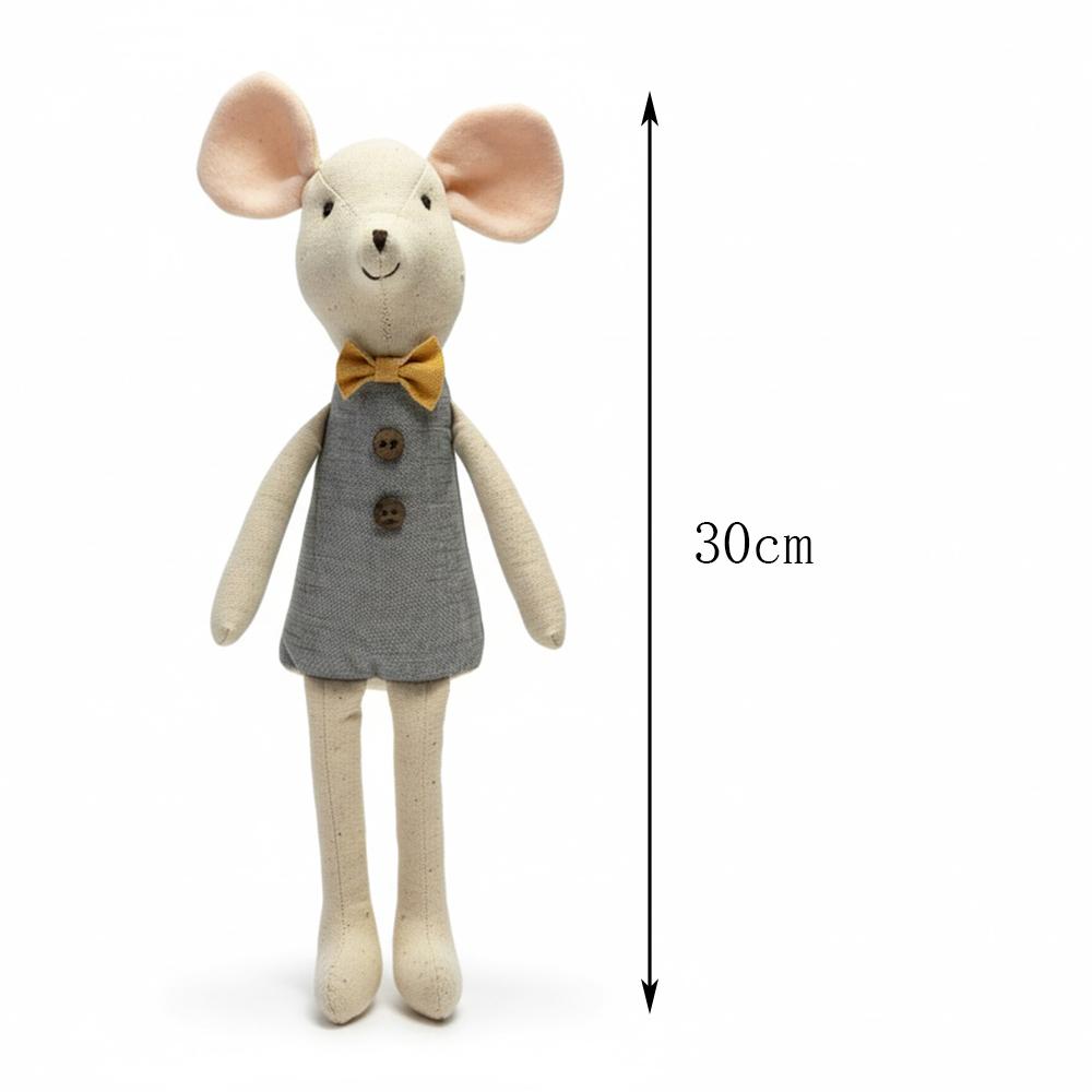 Cute stuffed animals mouse dolls family dollhouse mini plush christmas birthday gifts Little Mouse Plush dolls