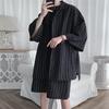 Summer Men Tracksuit Jacket Shorts 2 Pcs Set Summer Male Sports Suit Lightweigh Suit Plus Size