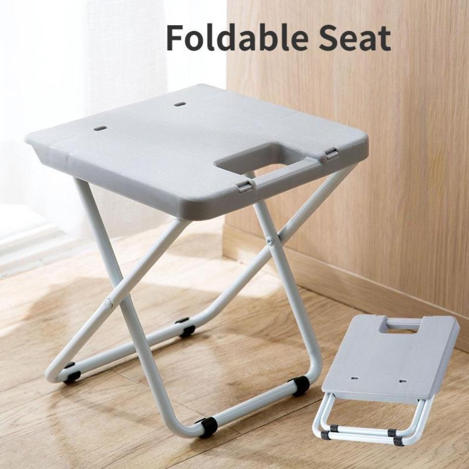 1 szt. Nowe Przenośne Krzesło Kempingowe Składany Podnóżek Kompaktowe Siedzisko Mini Lekki Stołek Podróż Plaża Trawnik Outdoor