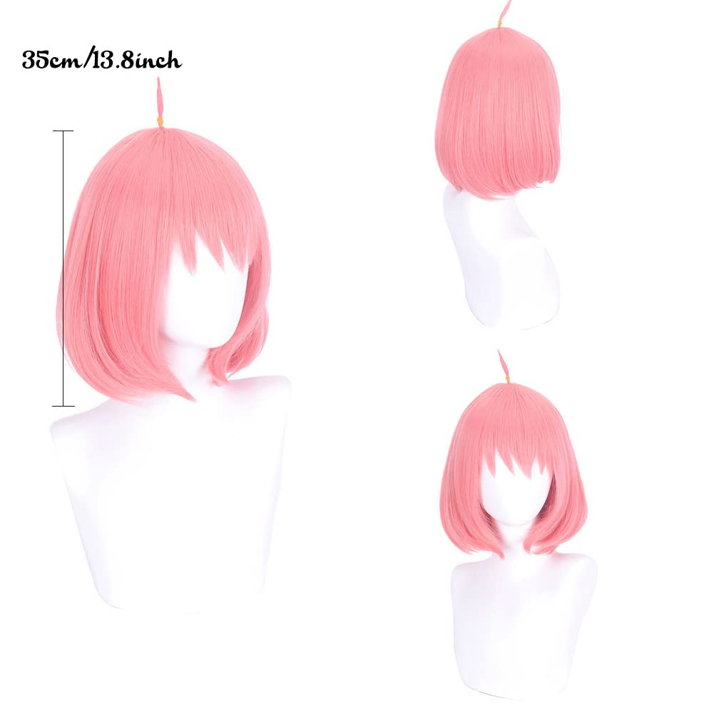 Anime Cosplay Pink Cute Halloween Popular Anime Character Cosplay Costume Hair Accessory Socks Wig Full Set with Wig and Hair Accessory Cute Costume