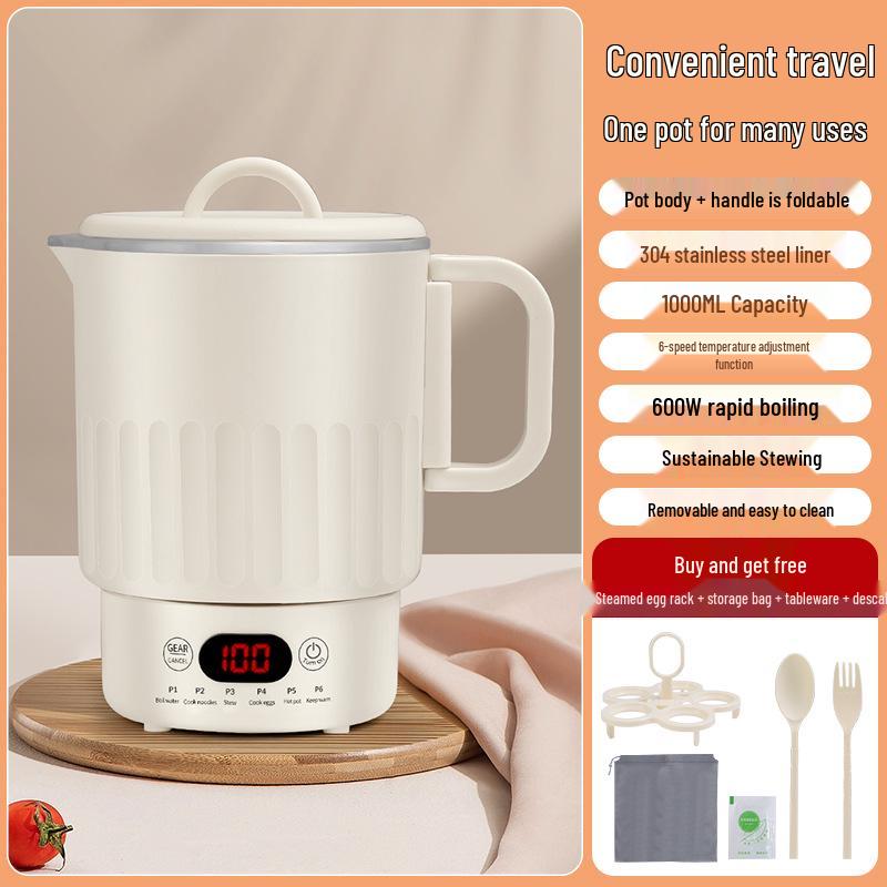 Portable Multi-Functional Electric Folding Kettle - Ideal for Home and Travel