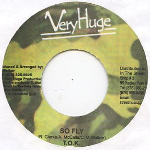 

7inch Record TOK - So Fly Very Huge 2006 Jamaica Reggae, Ska & Dub