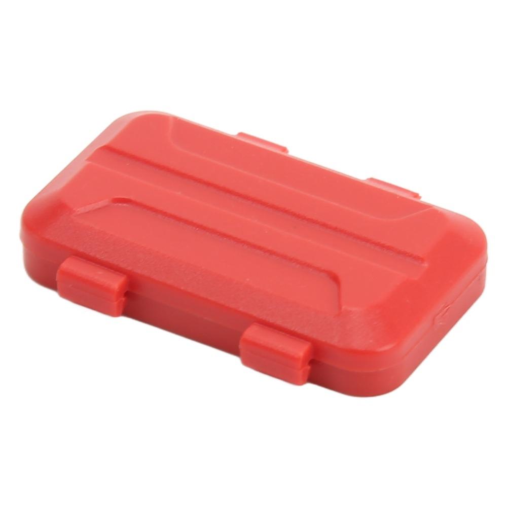 Plastic RC Car Tool Box Hard Case Organizer for Axial SCX24 1/24 RC Car Fishing Hiking Use