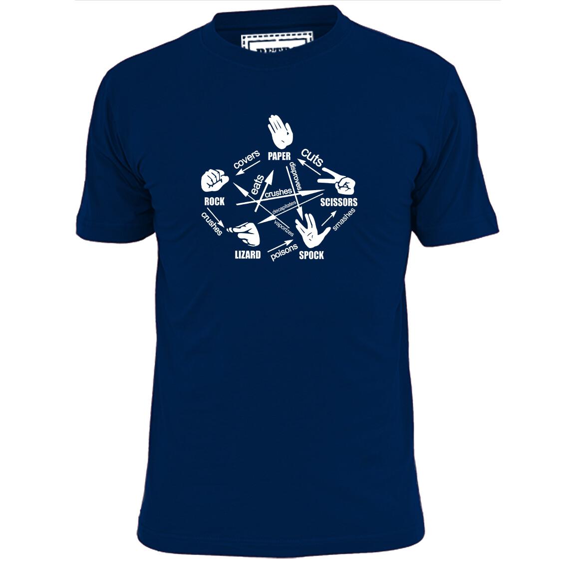 Paper Lizard Spock T Shirt Unisex T-Shirt M