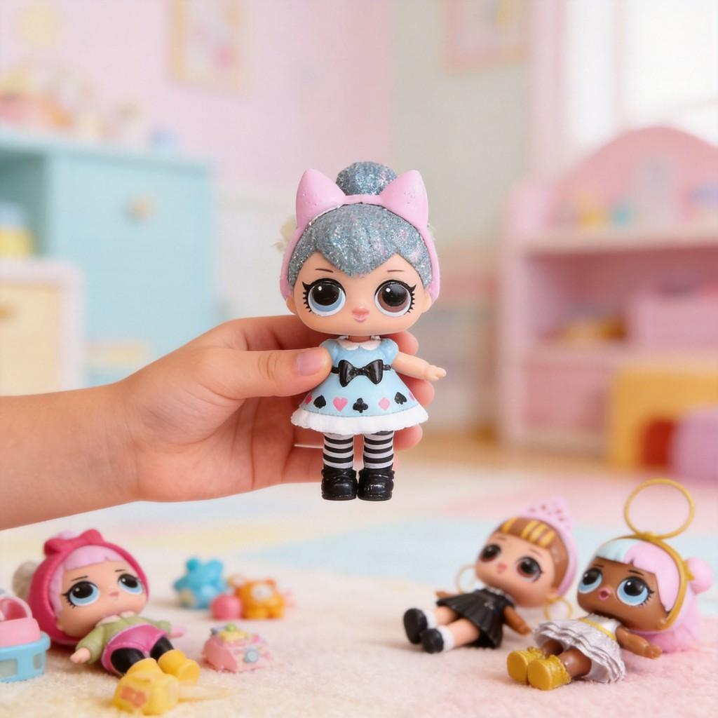 Lol Surprise Pvc Doll Figures With Micro Landscape Decor For Kids And Collectors