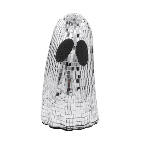 

Хэллоуин Диско Привидение Декор Блестящий Серебристый Привидение Диско Зеркальный Шар S серебряный