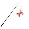 1.8m Extra Long Telescopic Cat Teaser Stick High Elasticity Relieve Boredom Cat Playing Interactive Toys Flexibility