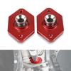 BEVINSEE Uniball Rear Lower Shock Mounts for BMW E90 E87 E91 E92 E93 E81 E82 E88 X1 E84, Replace for 33526768544,33 52 6 768 544