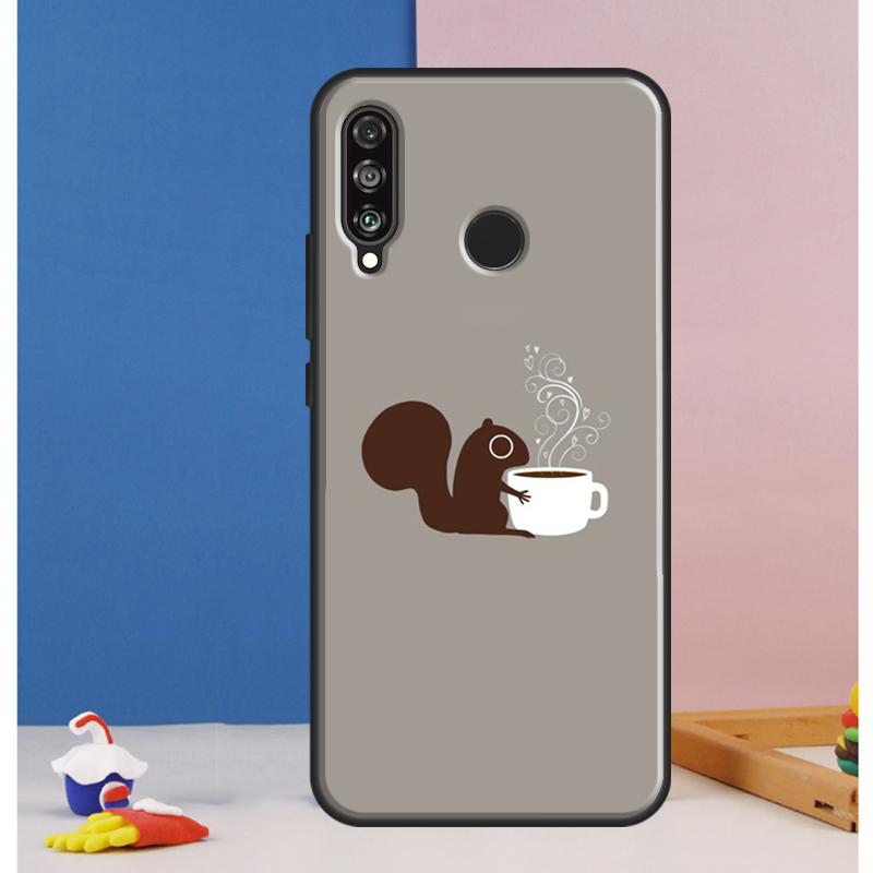 Cartoon Animal Squirrel Case For Huawei Nova Y70 Y60 Y90 Y61 Y91 Y72 Y73 12s 12i 11i 8i 9 10 SE P30 P40 Lite P60 Pro