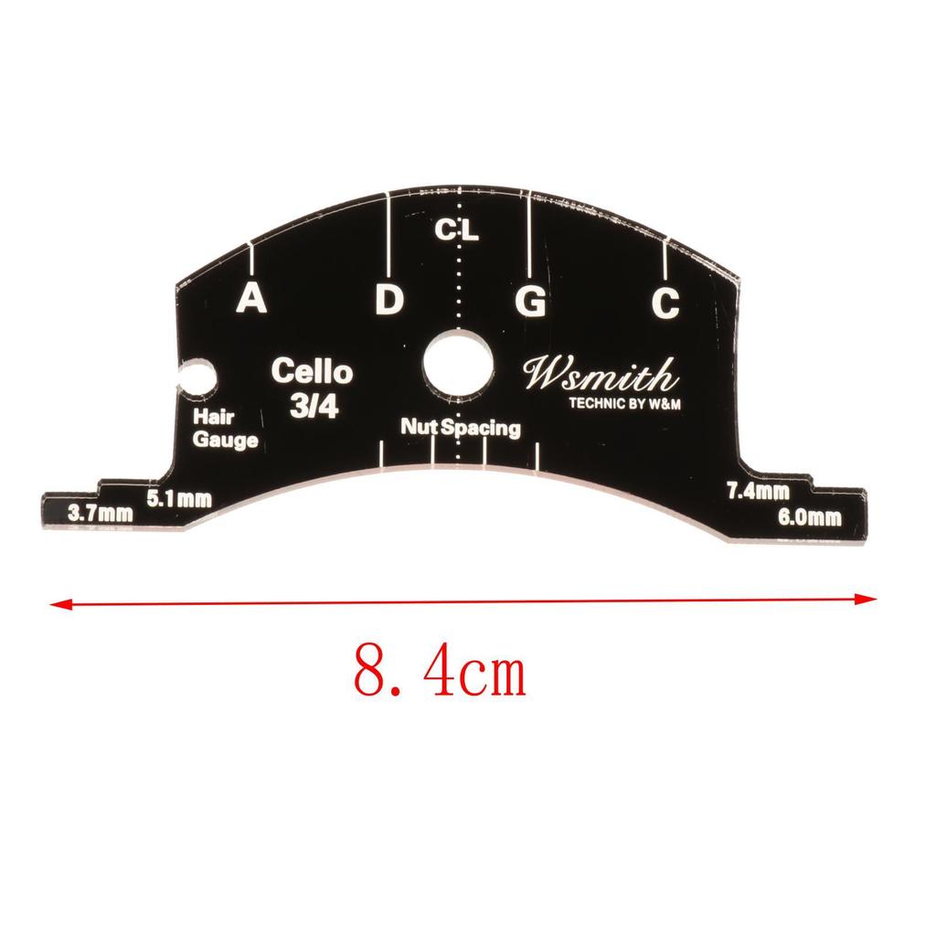 Violin Bridge Multifunctional Template Reference Tool for Cello Viola 4/4 Violin