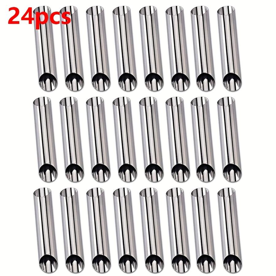 Stainless Steel Croissant Molds Non-Stick Cone Tube Baking Molds for Croissants Cream Danish Pastries Kitchen Baking Tools JXB