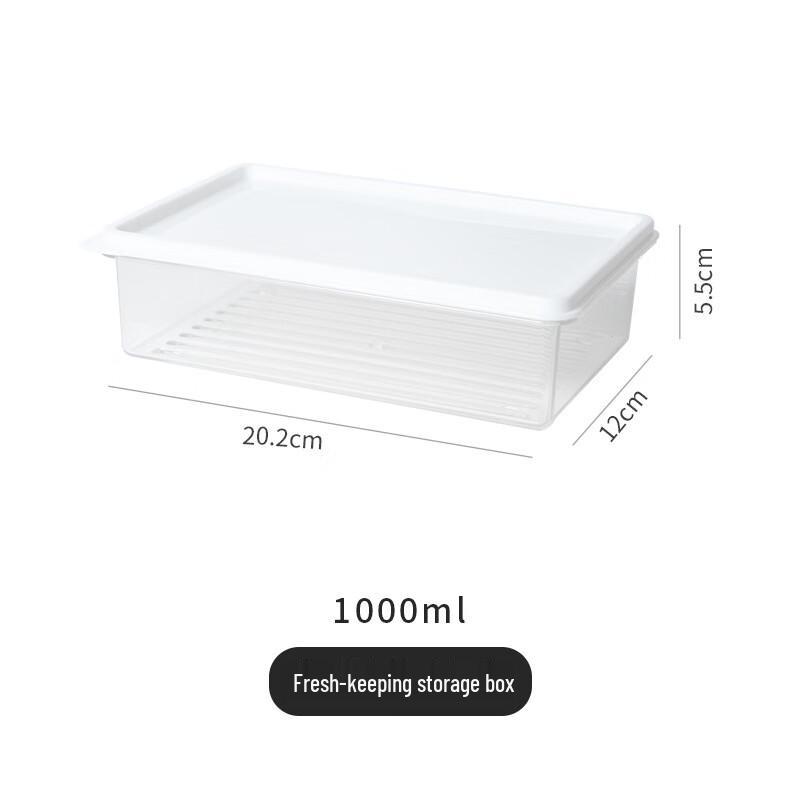 1000ml Transparent Plastic Food Storage Container
