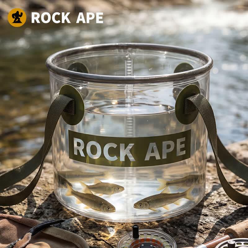 Locke Ape 10L Transparent Folding Bucket