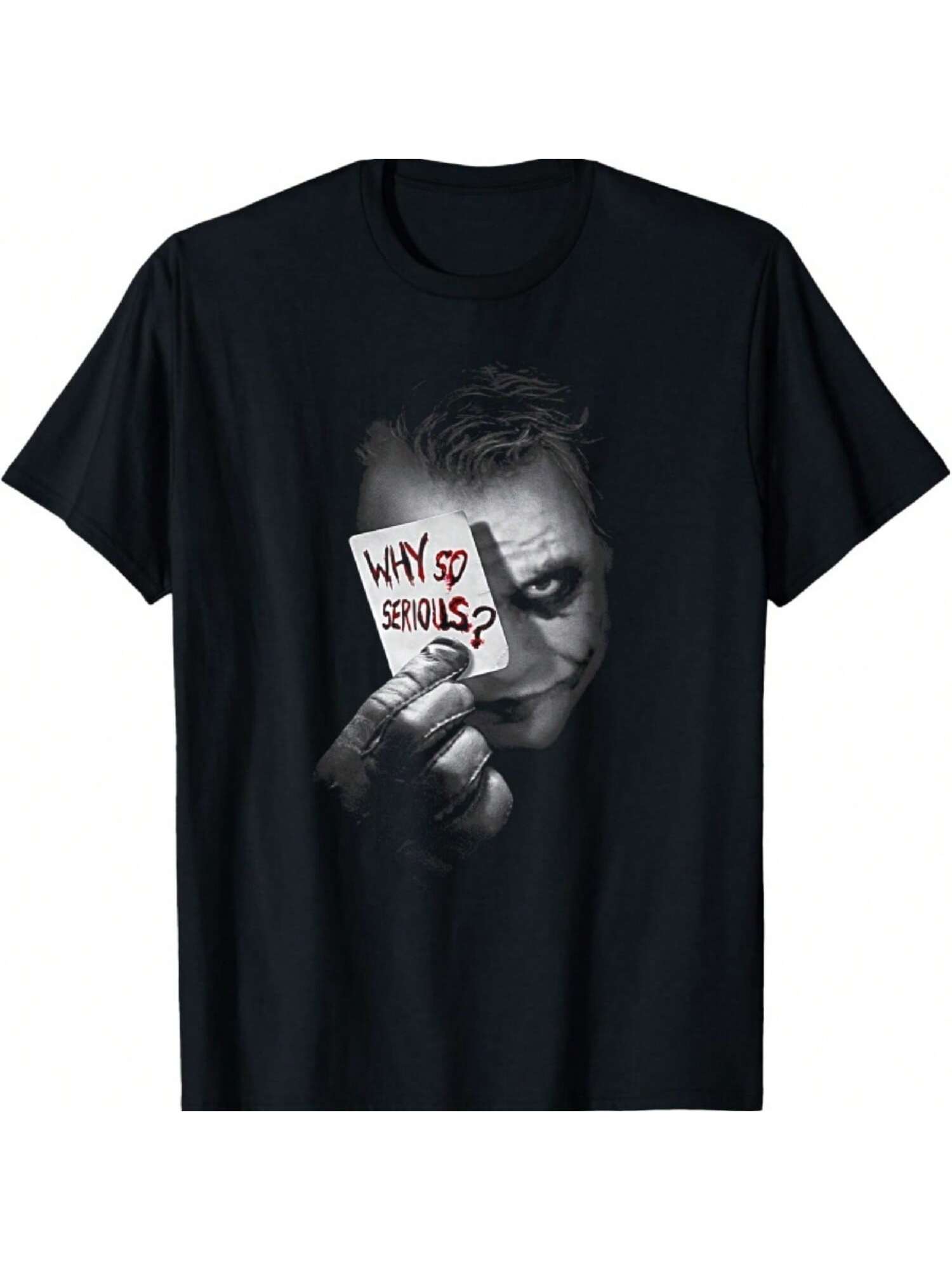 Men s Unisex Adult Black Dark Knight Why So Serious T-Shirt (2) S разноцветный