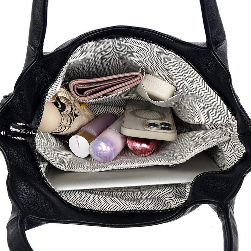 Damen Tasche mit großer Kapazität für Schulter und Unterarm Commuter Tragetasche