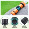 Quick Connect Coupling Shut Off Valve ABS Flow Control Connector For Garden Hose Irrigation System Water Pipe