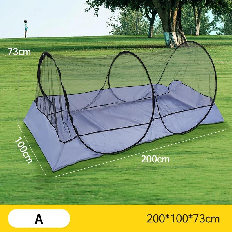 

Кемпинговая противомоскитная сетка Водонепроницаемая дорожная складная портативная для поездок на открытом воздухе для сада Однодверные общежития Противомоскитные брезентовые палатки