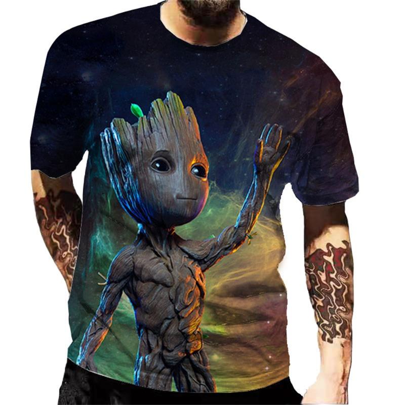 Fashion Men's T Shirt vintage Skull Printed T-Shirt Harajuku Horror Short Sleeve t