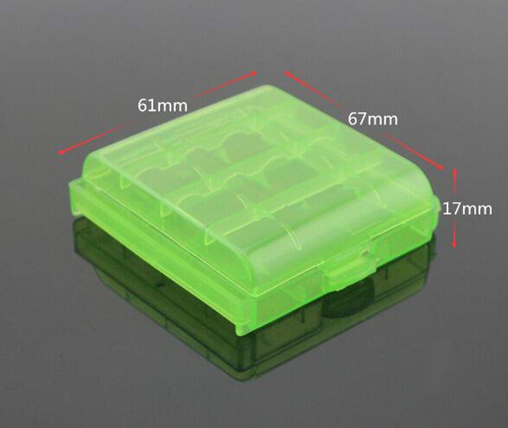 5 Portable Empty Multicolored Storage Boxes - AAAAA Plastic CasesOrganizers to Prevent Rolling (Random Color)