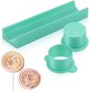 Round Cake Pop Mold with Tray & Pusher, 3D Printed Cake Pop Cutter and Pusher, Baking Molds for Home Baking & Parties
