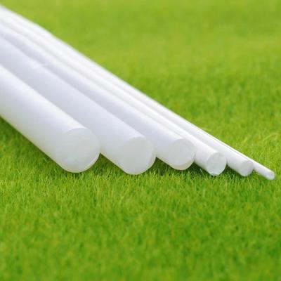 1/5/25/50 STÜCKE 0,5 bis 15 mm x 250 mm Weiß ABS Styrol Kunststoff Rundstab Stangen Durchmesser