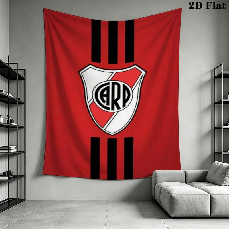 CA River Plate Wall Tapestry Aesthetic Wall Hanging Printed Fabric Blanket Decorative Tapestries for Bedroom Living Room Home Decor