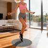 Jump Rope Mat 23.6inch Shock-Absorbing Equipment Skipping Rope Mat for Indoor Home Pilates Workout Stretching Yoga Floor