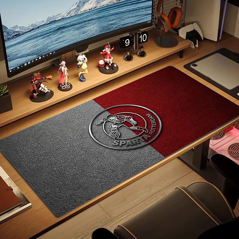 Sparta Rotterdam Mouse Pad Large Gaming Table Cushion Nonslip Laptop Tablet Big Mousepad Xxl Mat Mini Pc Playmat With Lock Edge