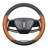Ultra-Thin Genuine Leather Steering Wheel Cover for Wey Gaoshan Lanshan Mocha VV7 VV5 - All-Season, Universal Fit