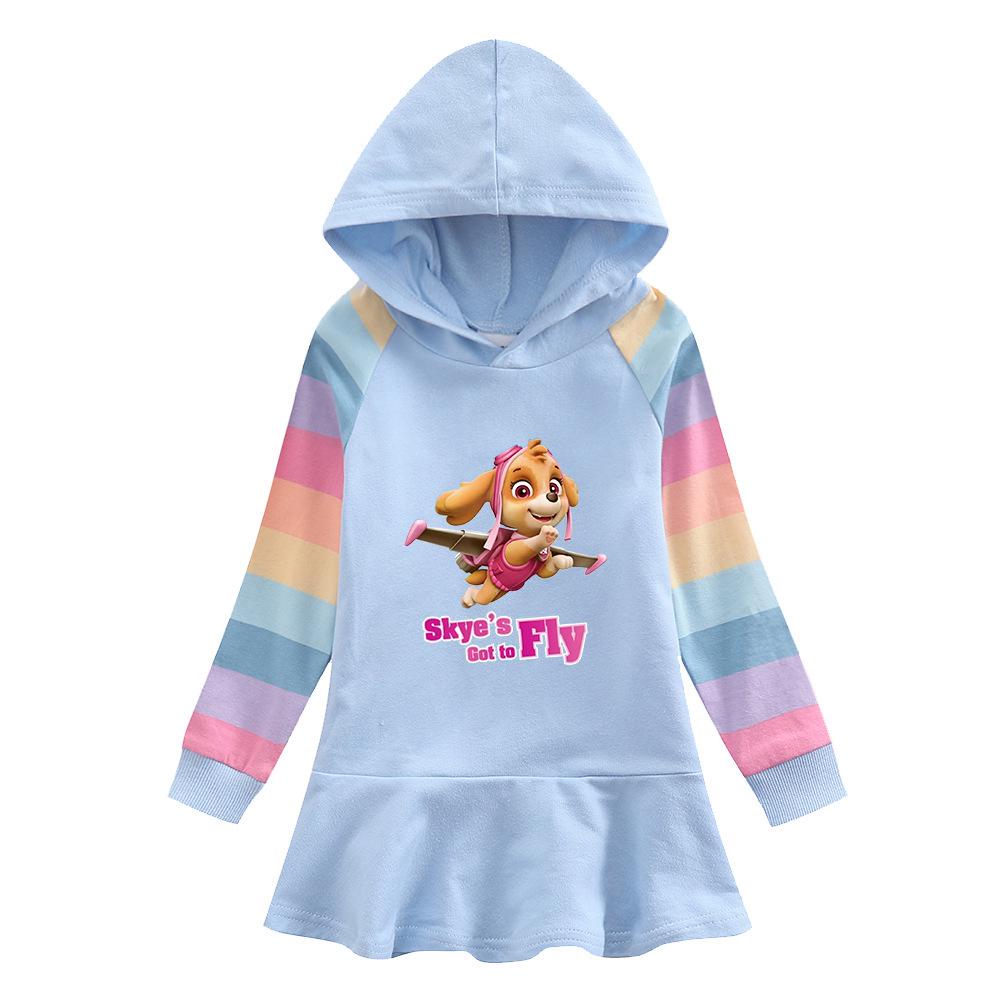 Paw Patrol Girls  Hooded Sweatshirt Dress - Spring/Autumn 2026 Kids  Wear 100cm (Height: 90-100cm)