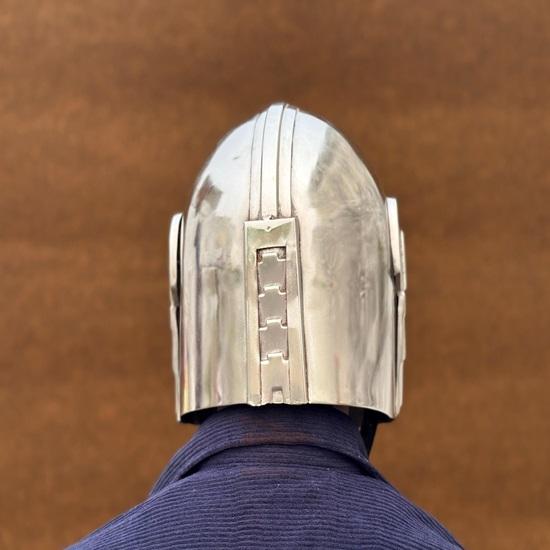 Beskar Steel Helmet Armor Cosplay Vysoce kvalitní replika rekvizity Star Wars