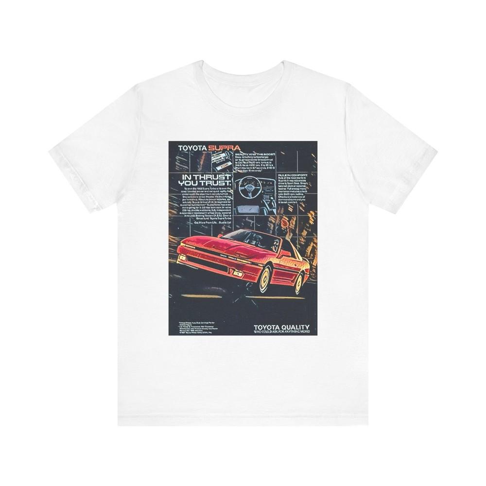 

YOTA Supra Retro Car Art Graphic Print Tee Crewneck Short Sleeve Shirt Gift NEW 2XL