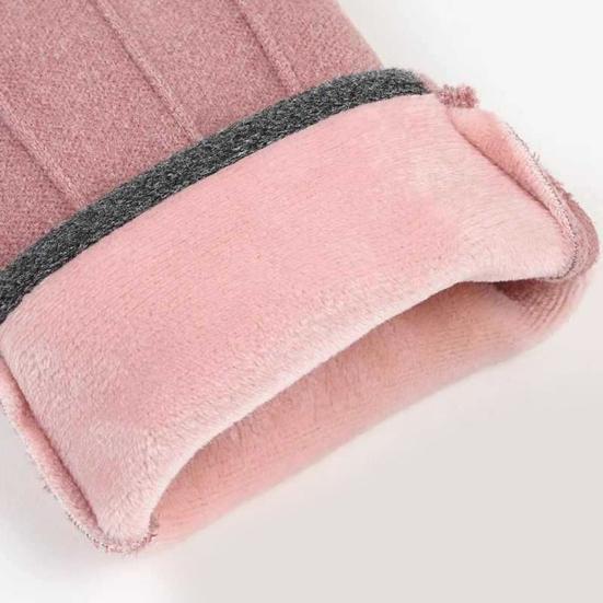 Dámské zimní termální rukavice s fleecovou podšívkou, rukavice s dotykovou obrazovkou, teplé větruodolné rukavice na psaní zpráv, cyklistiku, řízení, venkovní práci