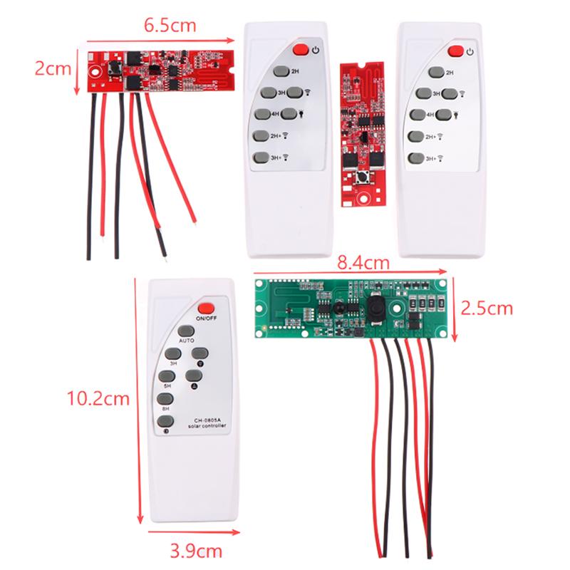 1Set Automatic Control Lamp Board With Remote Controller Human Body Induction Practical Solar Led Driver Board