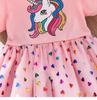 2024 Summer Little Girls' Puffy Tulle Spaghetti Strap Princess Dress